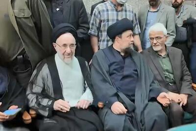  مراسم یادبود خواهر سید محمد خاتمی
