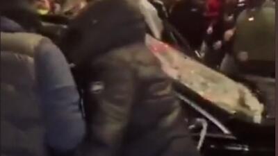  نابودی خودروها در پاریس توسط هواداران پس از قهرمانی پاری سن ژرمن