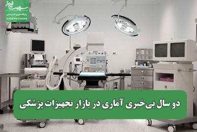  دو سال بی‌خبری آماری در بازار تجهیزات پزشکی