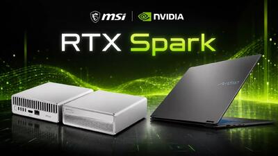  MSI از مینی PC و لپ‌تاپ جدید مجهز به تراشه انویدیا RTX Spark پرده برداشت